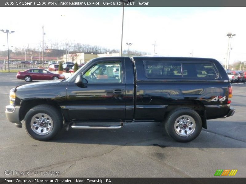 Onyx Black / Dark Pewter 2005 GMC Sierra 1500 Work Truck Regular Cab 4x4