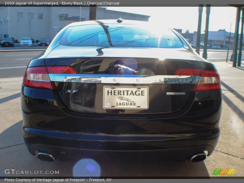 Ebony Black / Charcoal/Charcoal 2009 Jaguar XF Supercharged