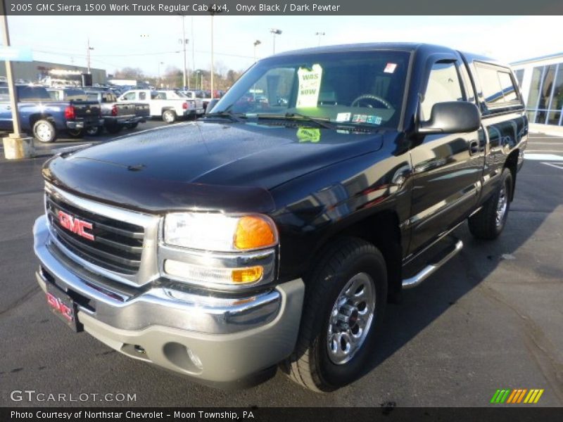 Onyx Black / Dark Pewter 2005 GMC Sierra 1500 Work Truck Regular Cab 4x4