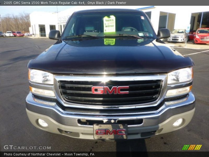 Onyx Black / Dark Pewter 2005 GMC Sierra 1500 Work Truck Regular Cab 4x4