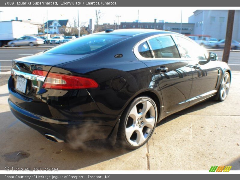 Ebony Black / Charcoal/Charcoal 2009 Jaguar XF Supercharged