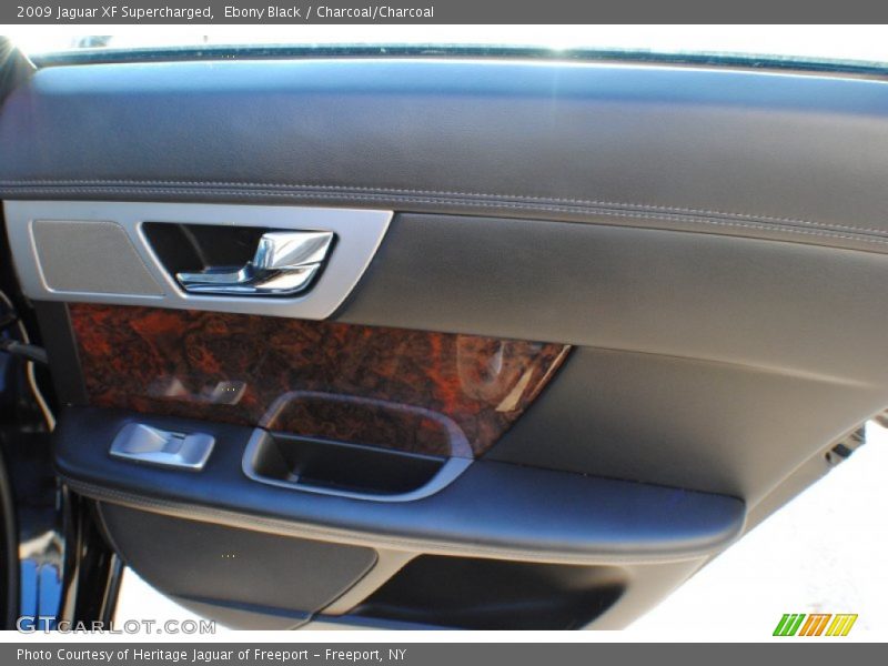 Ebony Black / Charcoal/Charcoal 2009 Jaguar XF Supercharged