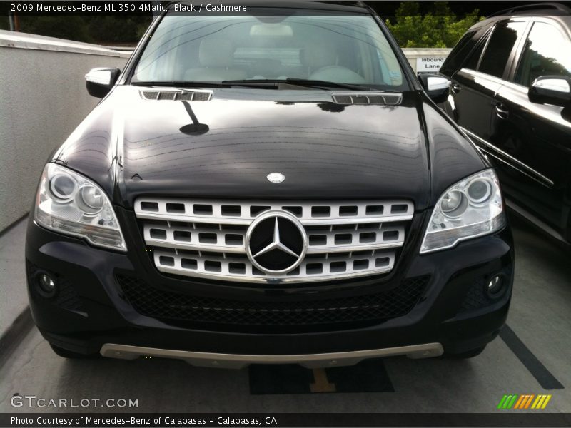 Black / Cashmere 2009 Mercedes-Benz ML 350 4Matic