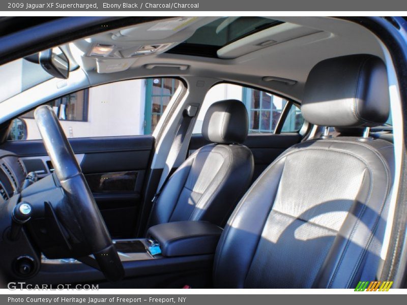 Ebony Black / Charcoal/Charcoal 2009 Jaguar XF Supercharged