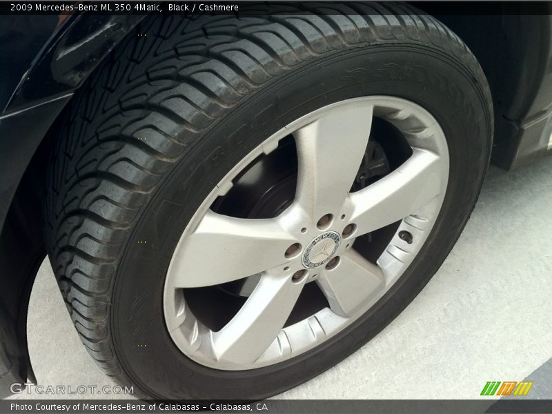 Black / Cashmere 2009 Mercedes-Benz ML 350 4Matic