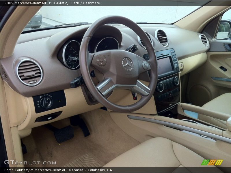 Black / Cashmere 2009 Mercedes-Benz ML 350 4Matic
