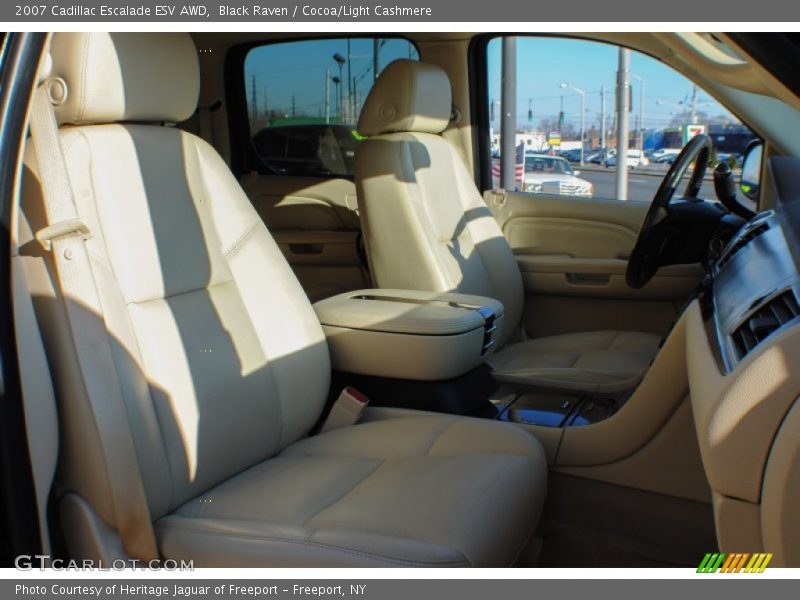 Black Raven / Cocoa/Light Cashmere 2007 Cadillac Escalade ESV AWD