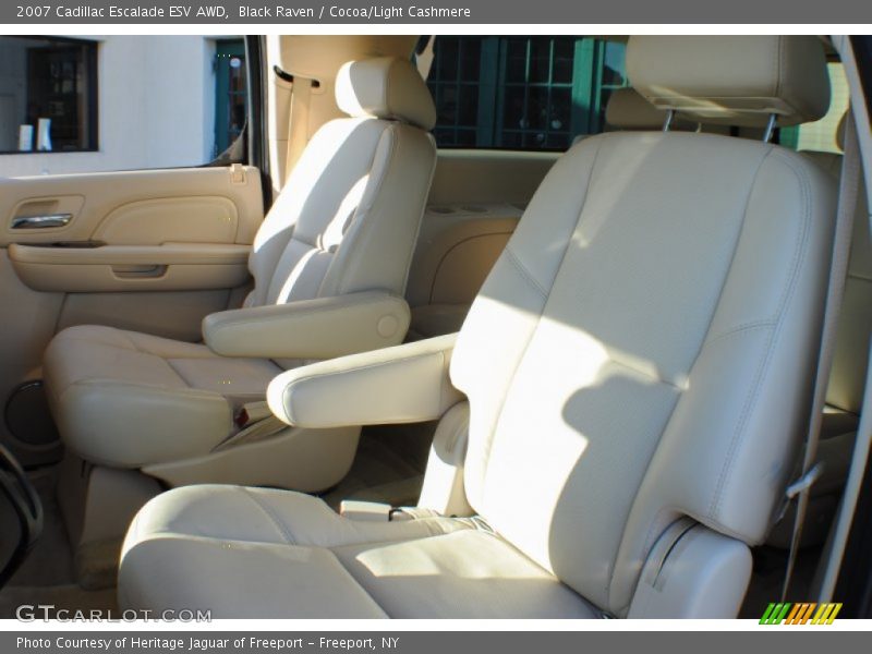 Black Raven / Cocoa/Light Cashmere 2007 Cadillac Escalade ESV AWD