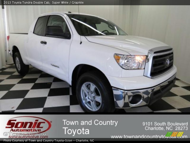 Super White / Graphite 2013 Toyota Tundra Double Cab