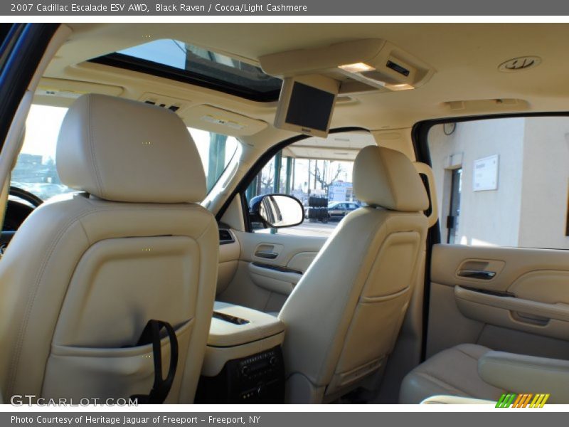Black Raven / Cocoa/Light Cashmere 2007 Cadillac Escalade ESV AWD