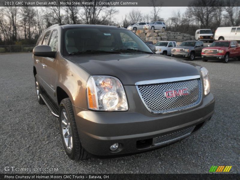 Mocha Steel Metallic / Cocoa/Light Cashmere 2013 GMC Yukon Denali AWD