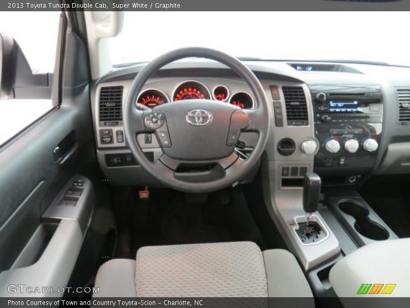 Super White / Graphite 2013 Toyota Tundra Double Cab