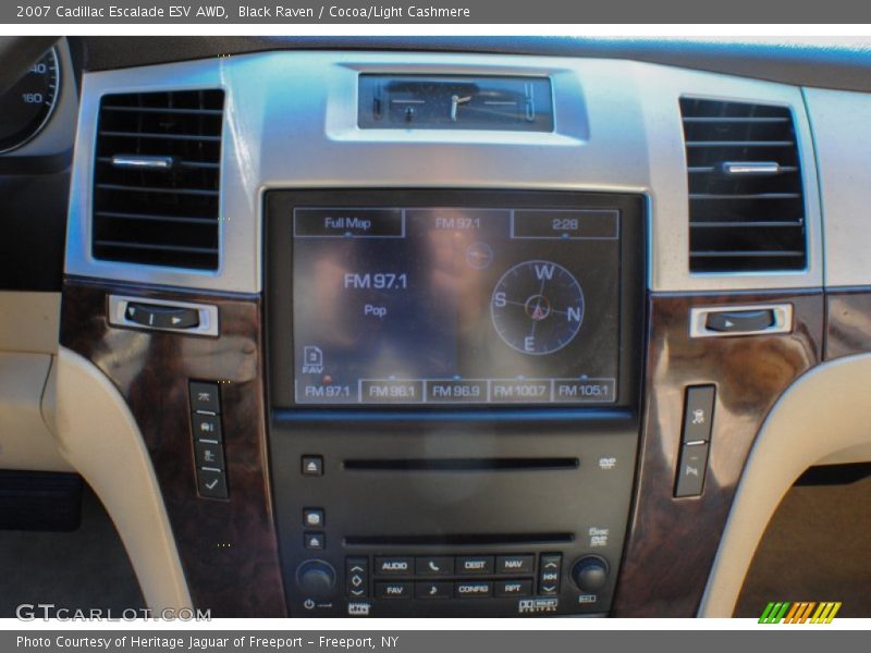 Black Raven / Cocoa/Light Cashmere 2007 Cadillac Escalade ESV AWD