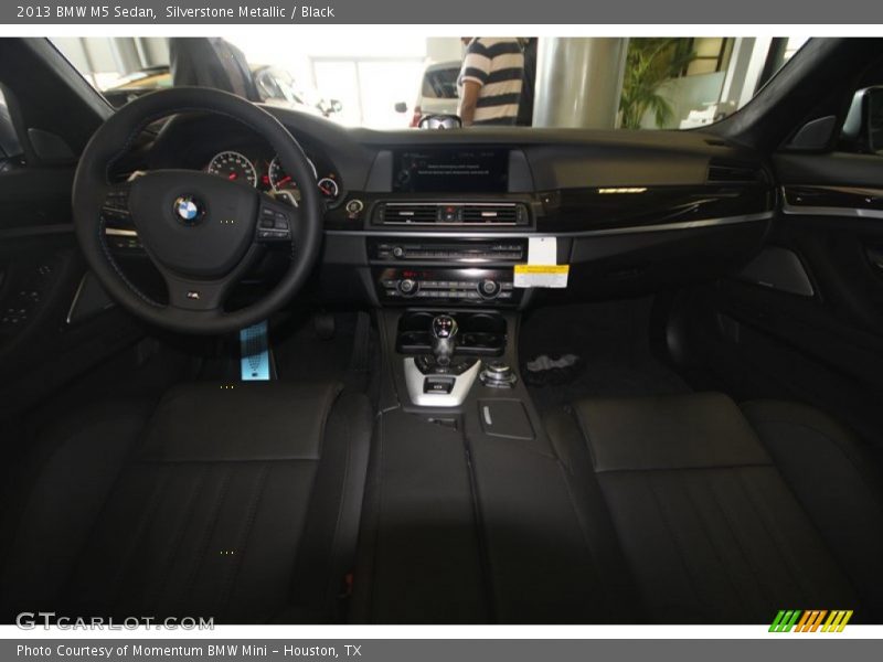 Silverstone Metallic / Black 2013 BMW M5 Sedan