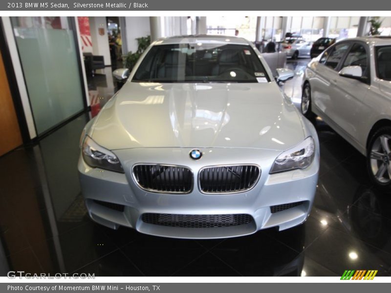 Silverstone Metallic / Black 2013 BMW M5 Sedan
