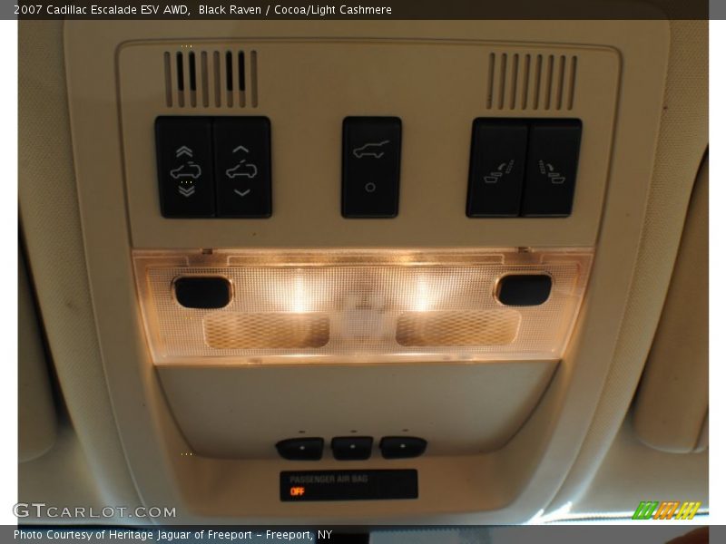 Black Raven / Cocoa/Light Cashmere 2007 Cadillac Escalade ESV AWD
