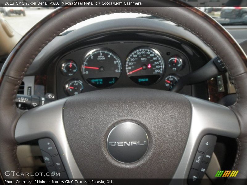 Mocha Steel Metallic / Cocoa/Light Cashmere 2013 GMC Yukon Denali AWD