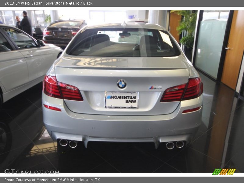 Silverstone Metallic / Black 2013 BMW M5 Sedan