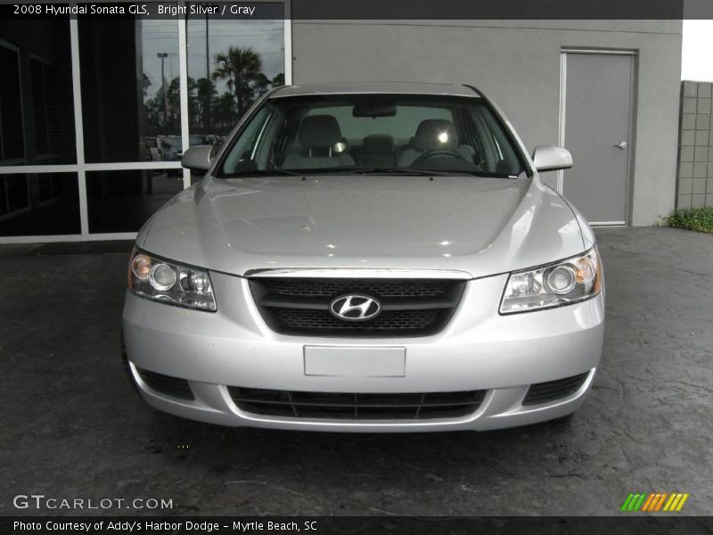 Bright Silver / Gray 2008 Hyundai Sonata GLS