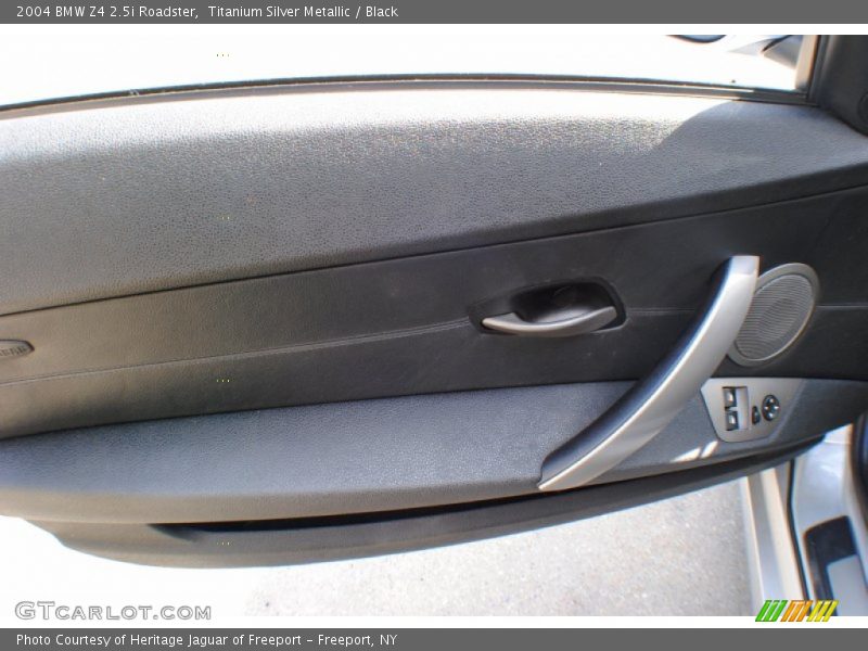 Titanium Silver Metallic / Black 2004 BMW Z4 2.5i Roadster