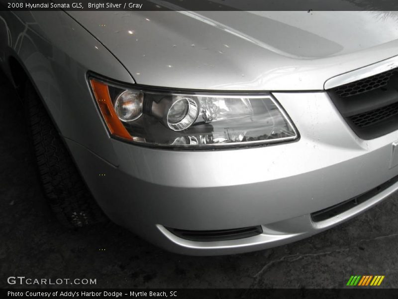 Bright Silver / Gray 2008 Hyundai Sonata GLS