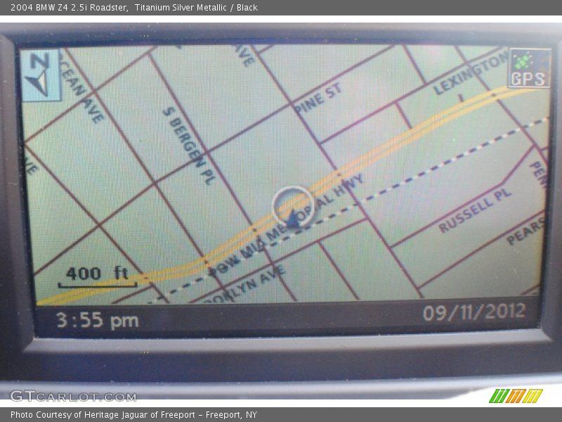 Titanium Silver Metallic / Black 2004 BMW Z4 2.5i Roadster