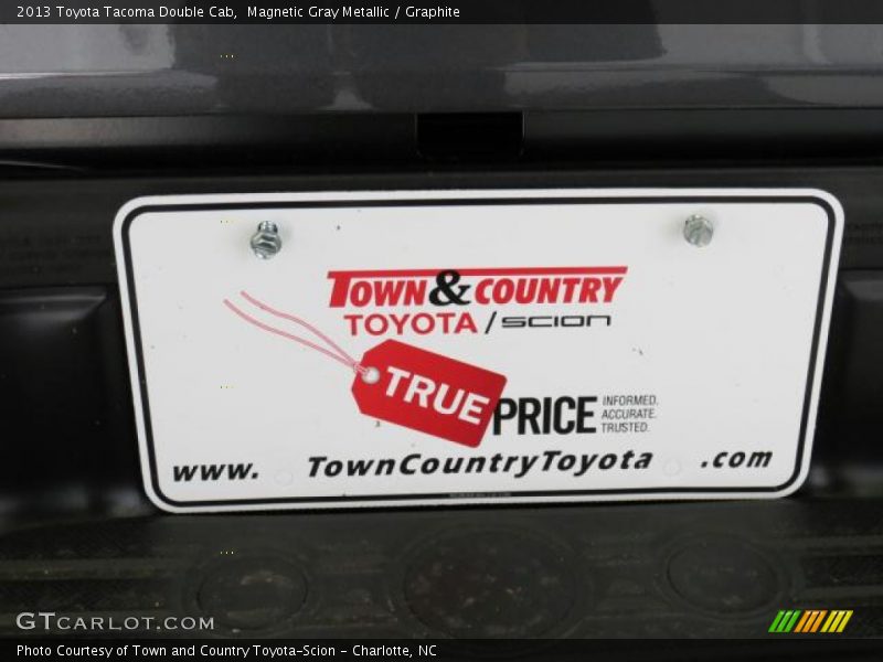Magnetic Gray Metallic / Graphite 2013 Toyota Tacoma Double Cab
