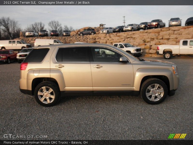 Champagne Silver Metallic / Jet Black 2013 GMC Terrain SLE