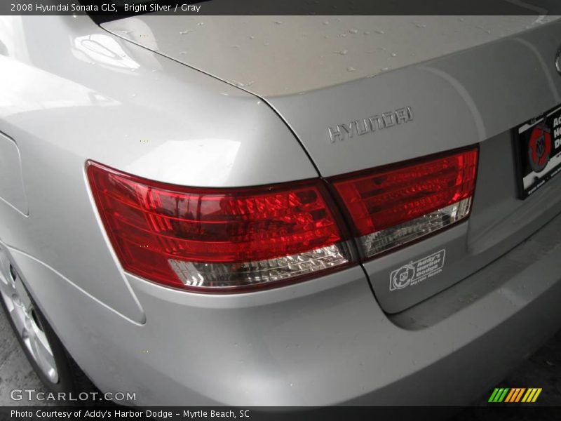 Bright Silver / Gray 2008 Hyundai Sonata GLS