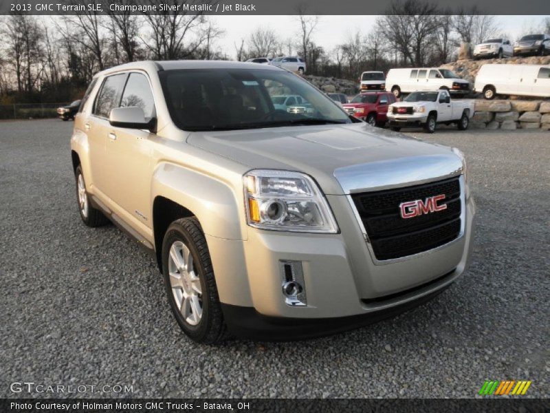 Champagne Silver Metallic / Jet Black 2013 GMC Terrain SLE
