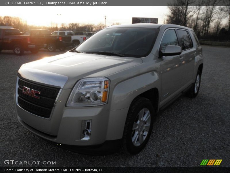 Champagne Silver Metallic / Jet Black 2013 GMC Terrain SLE