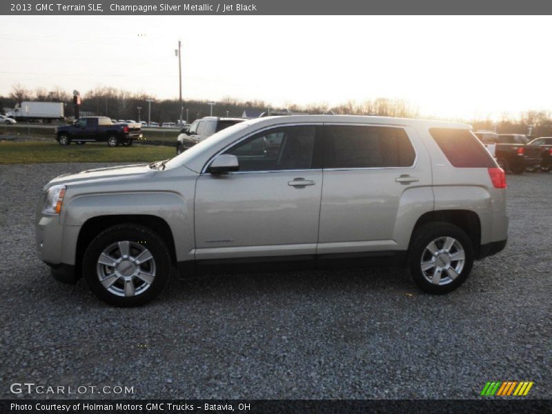 Champagne Silver Metallic / Jet Black 2013 GMC Terrain SLE