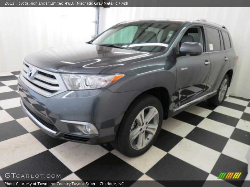 Magnetic Gray Metallic / Ash 2013 Toyota Highlander Limited 4WD