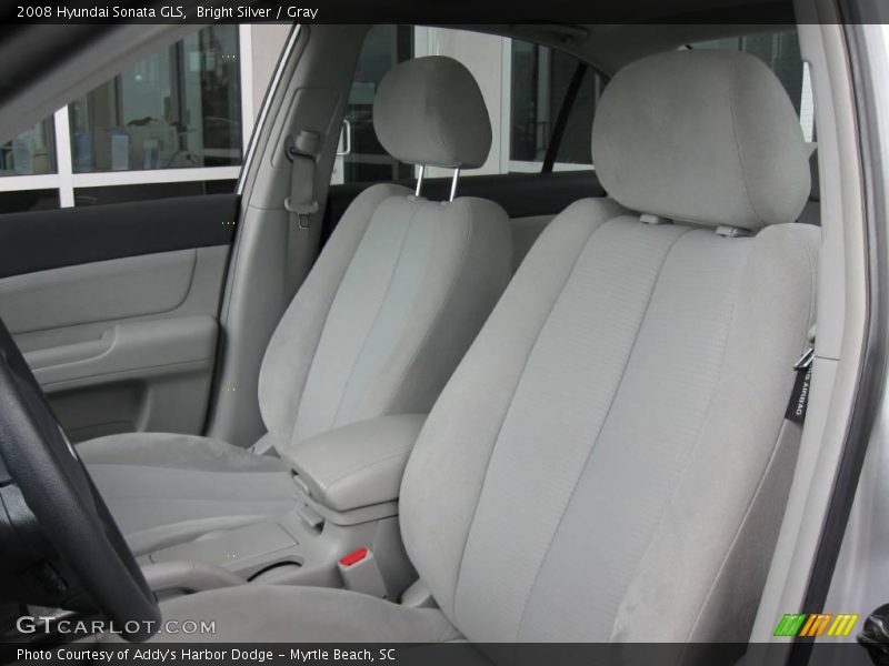 Bright Silver / Gray 2008 Hyundai Sonata GLS