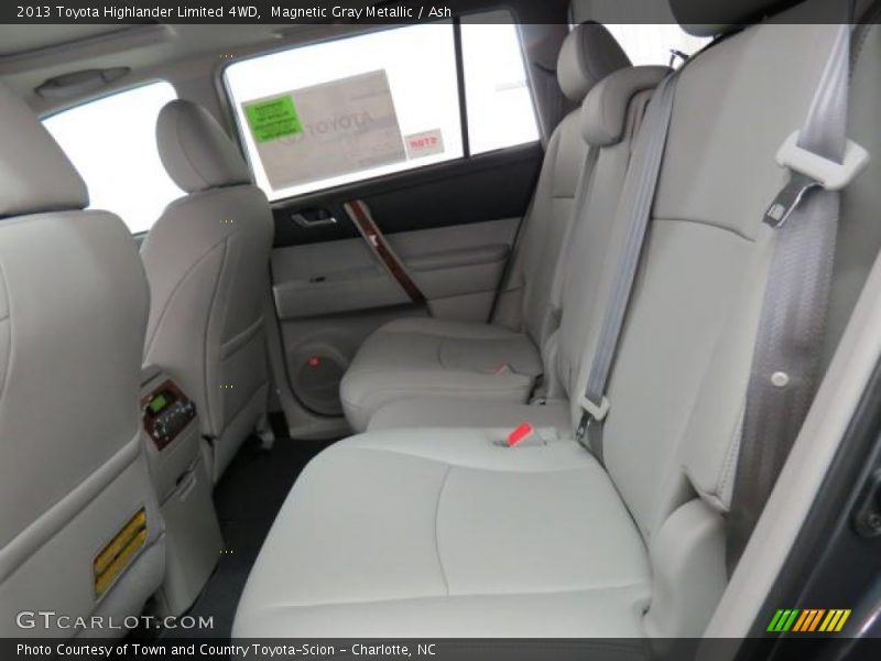 Magnetic Gray Metallic / Ash 2013 Toyota Highlander Limited 4WD