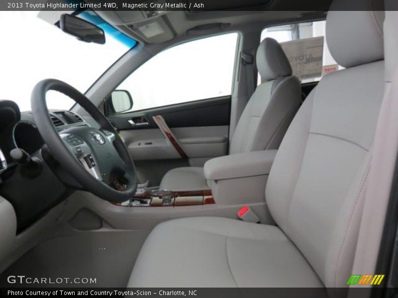 Magnetic Gray Metallic / Ash 2013 Toyota Highlander Limited 4WD
