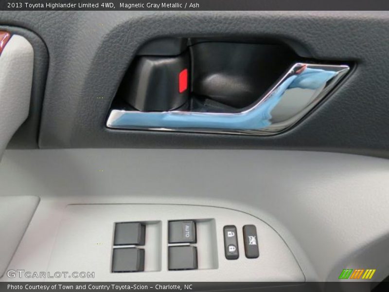 Magnetic Gray Metallic / Ash 2013 Toyota Highlander Limited 4WD