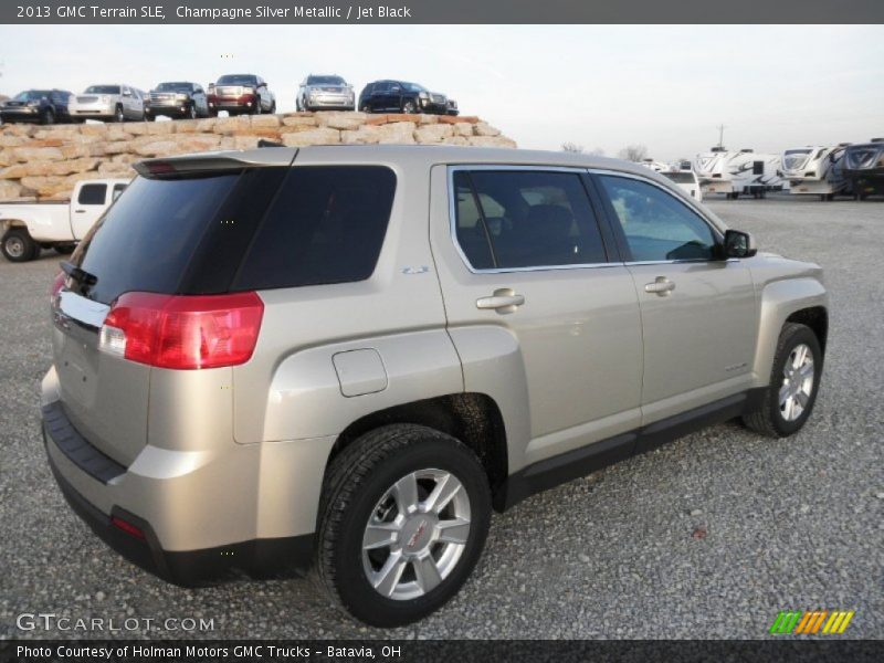 Champagne Silver Metallic / Jet Black 2013 GMC Terrain SLE
