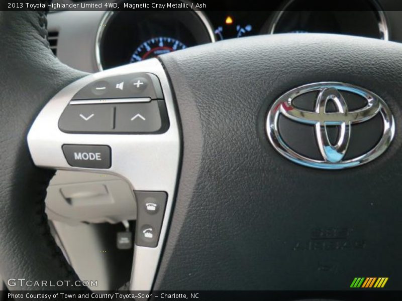 Magnetic Gray Metallic / Ash 2013 Toyota Highlander Limited 4WD