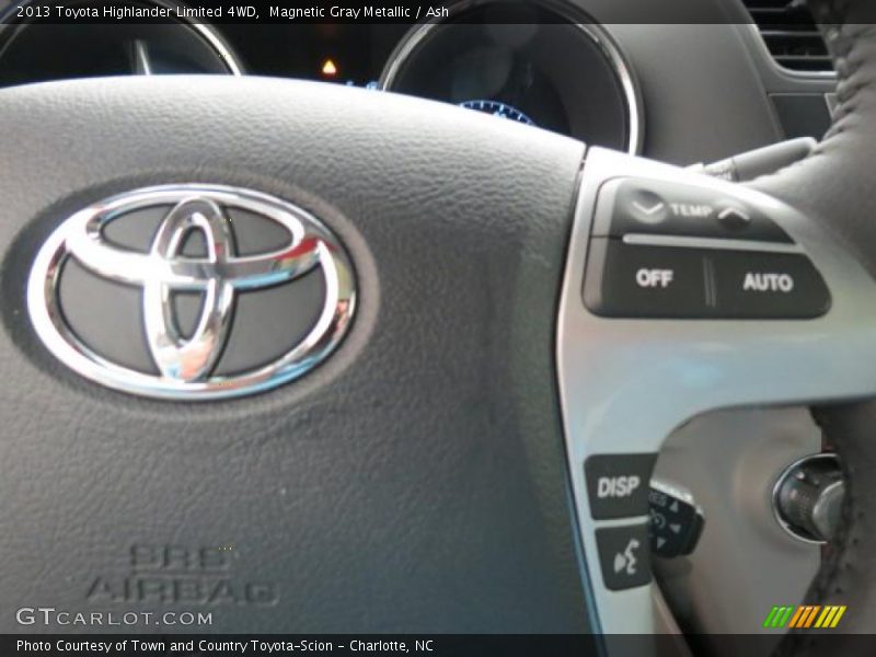 Magnetic Gray Metallic / Ash 2013 Toyota Highlander Limited 4WD