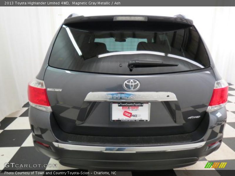 Magnetic Gray Metallic / Ash 2013 Toyota Highlander Limited 4WD