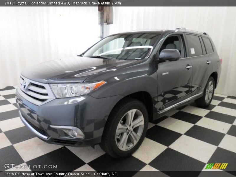 Magnetic Gray Metallic / Ash 2013 Toyota Highlander Limited 4WD