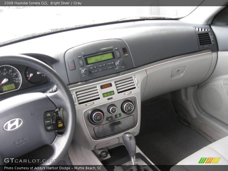 Bright Silver / Gray 2008 Hyundai Sonata GLS