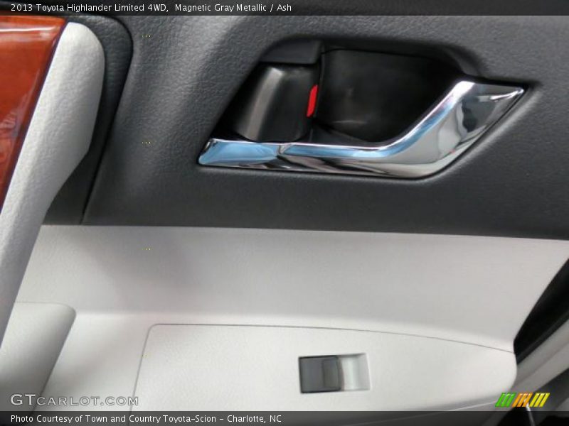 Magnetic Gray Metallic / Ash 2013 Toyota Highlander Limited 4WD