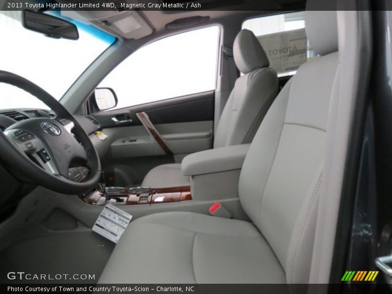 Magnetic Gray Metallic / Ash 2013 Toyota Highlander Limited 4WD