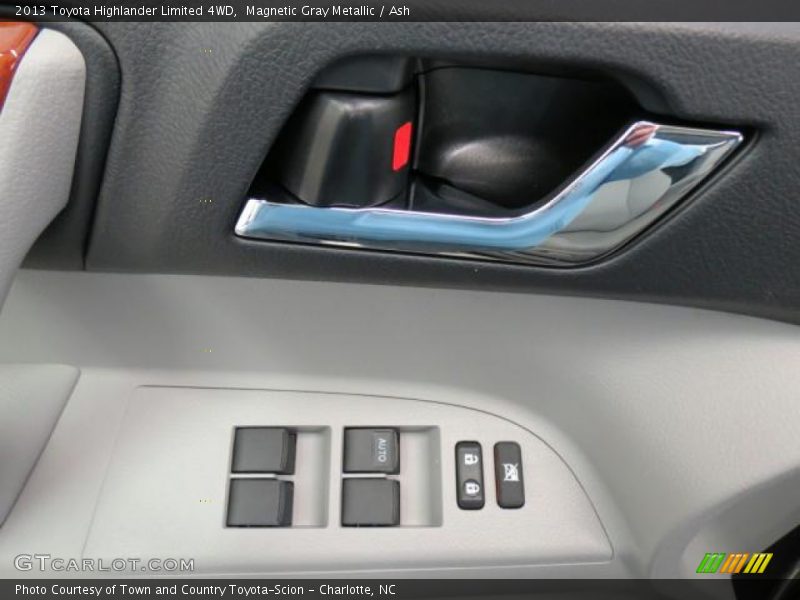 Magnetic Gray Metallic / Ash 2013 Toyota Highlander Limited 4WD