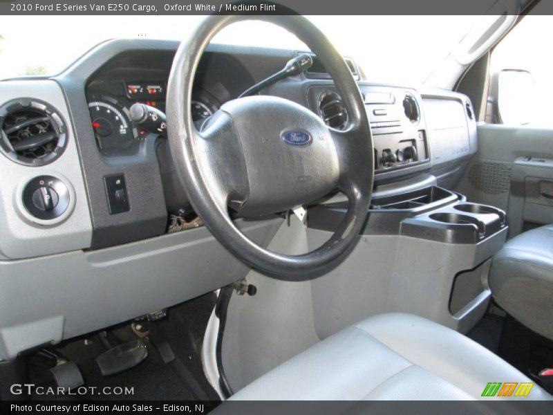 Dashboard of 2010 E Series Van E250 Cargo