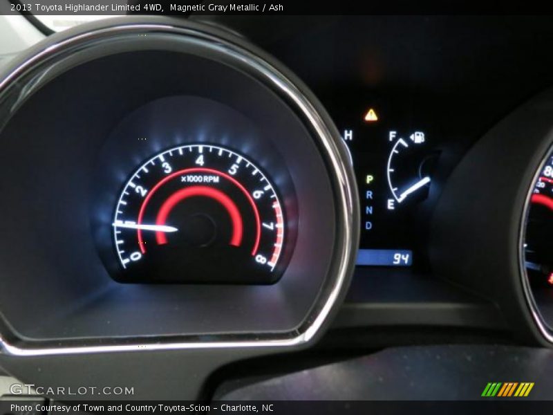 Magnetic Gray Metallic / Ash 2013 Toyota Highlander Limited 4WD