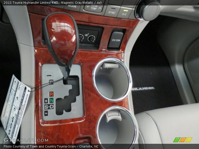 Magnetic Gray Metallic / Ash 2013 Toyota Highlander Limited 4WD