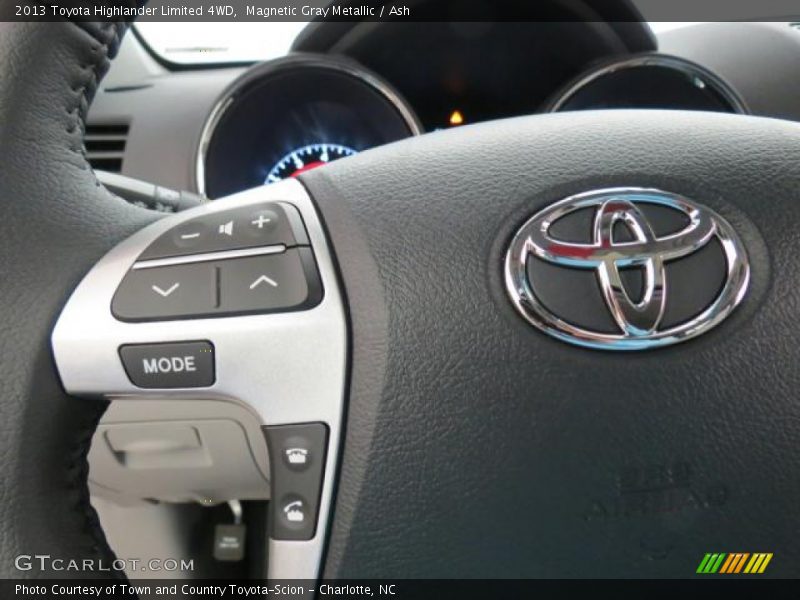 Magnetic Gray Metallic / Ash 2013 Toyota Highlander Limited 4WD